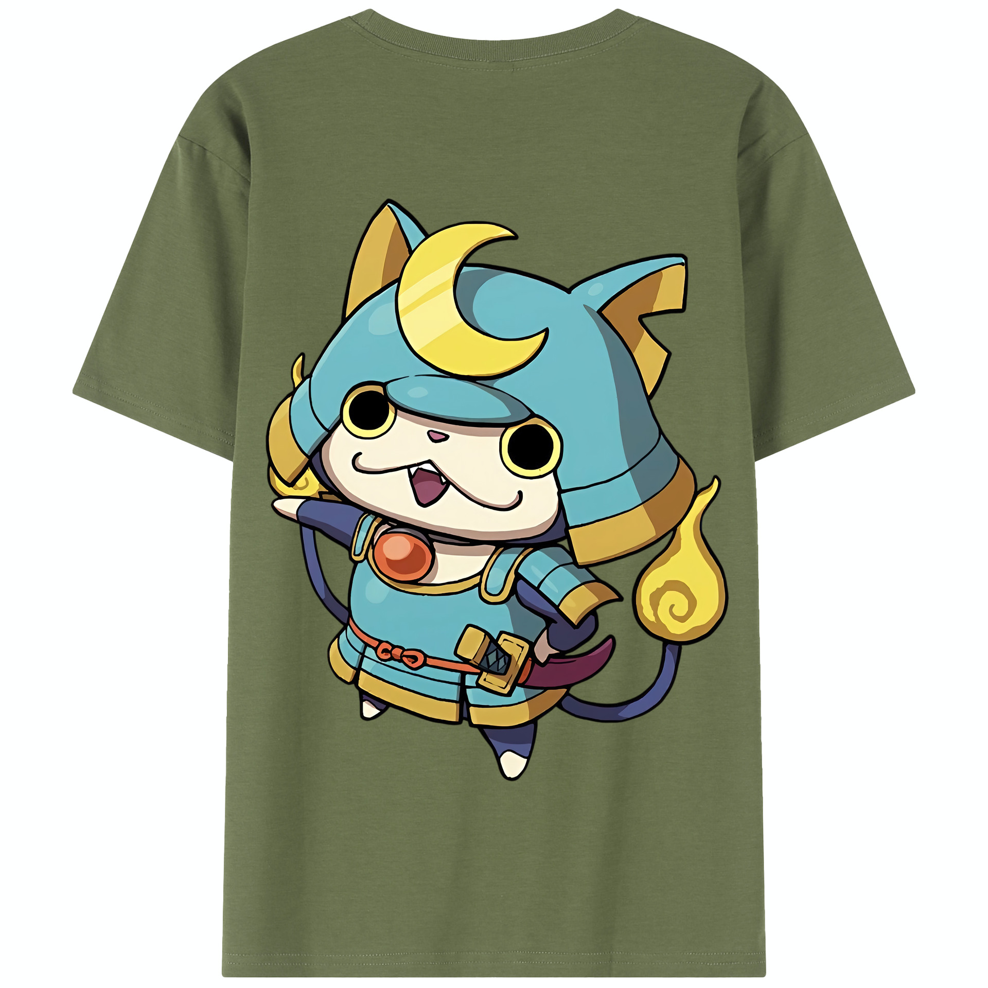 （画像用） 妖怪ウォッチ Yo-kai Watch 綿100％半袖Tシャツ（背面プリント）